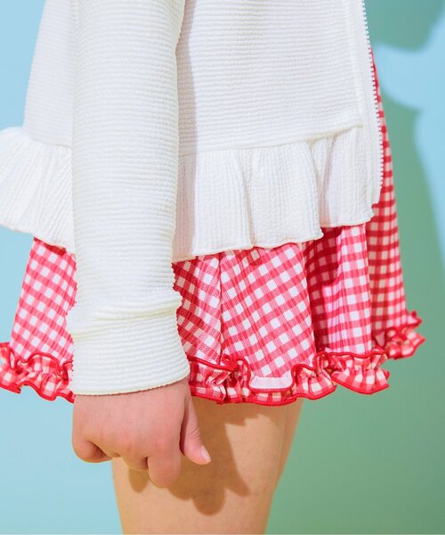 BREEZE（ブリーズ）の「キャンディーワンピース水着（水着・キッズ・ブラック/レッド・80/90/100/110/120/130/140）」の12枚目の写真