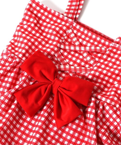 BREEZE（ブリーズ）の「キャンディーワンピース水着（水着・キッズ・ブラック/レッド・80/90/100/110/120/130/140）」の15枚目の写真