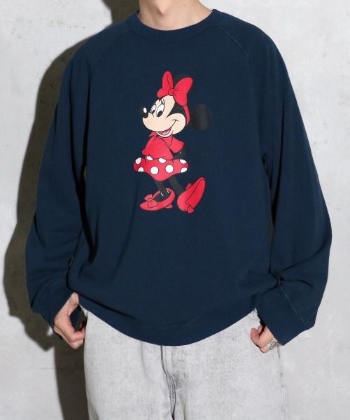 古着 ビンテージ トレーナー スウェット ホワイト XL ミニー Disney