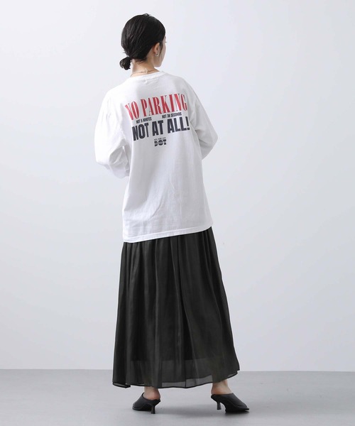 Gready Brilliant(グレディブリリアン)の「割繊ギャザーマキシスカート(スカート・レディース・チャコールグレー/ブルーグレー/グレイッシュベージュ・38)」の6枚目の写真