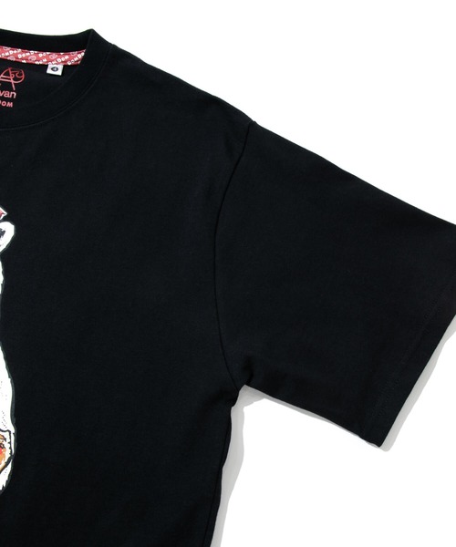 go slow caravan（ゴースローキャラバン）の「DOMDOM × gsc　USA/C カニバーガークマTEE（Tシャツ/カットソー・メンズ・ホワイト/ブラック・MEDIUM/LARGE/X-LARGE）」の6枚目の写真