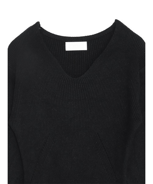 ACYM（アシーム）の「2024 Decollete cut knit ワンピース（ワンピース・レディース・アイボリー/ブラック・FREE）」の21枚目の写真