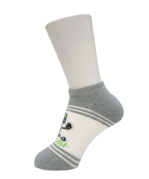 SNOOPY(スヌーピー)の「SNOOPY スヌーピースポーツソックス(スニーカー丈)(ソックス/靴下・レディース・グレー/ピンク/ネイビー/ベージュ・23)」の6枚目の写真