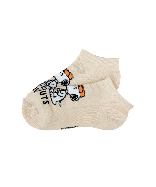 SNOOPY(スヌーピー)の「SNOOPY スヌーピースポーツソックス(スニーカー丈)(ソックス/靴下・レディース・グレー/ピンク/ネイビー/ベージュ・23)」の15枚目の写真