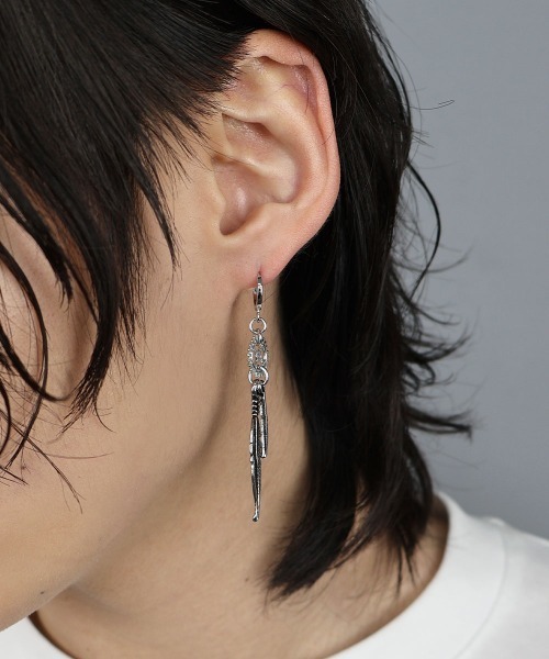 4INT.（フォイント）の「モチーフ ドロップピアス / ニッケルフリー(金属アレルギー対応)（ピアス（両耳用）・メンズ・B/A/C・FREE）」の15枚目の写真