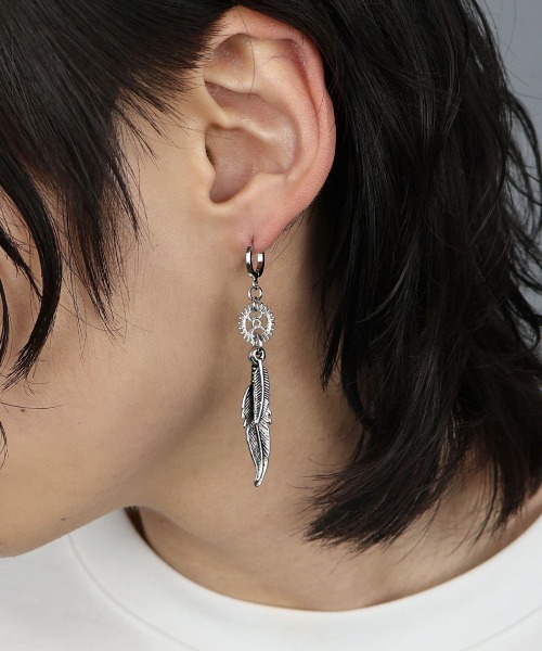4INT.（フォイント）の「モチーフ ドロップピアス / ニッケルフリー(金属アレルギー対応)（ピアス（両耳用）・メンズ・B/A/C・FREE）」の14枚目の写真