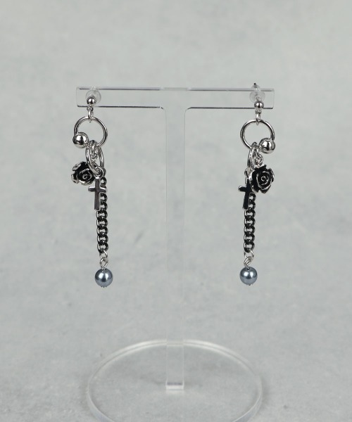 4INT.（フォイント）の「モチーフ ドロップピアス / ニッケルフリー(金属アレルギー対応)（ピアス（両耳用）・メンズ・B/A/C・FREE）」の9枚目の写真
