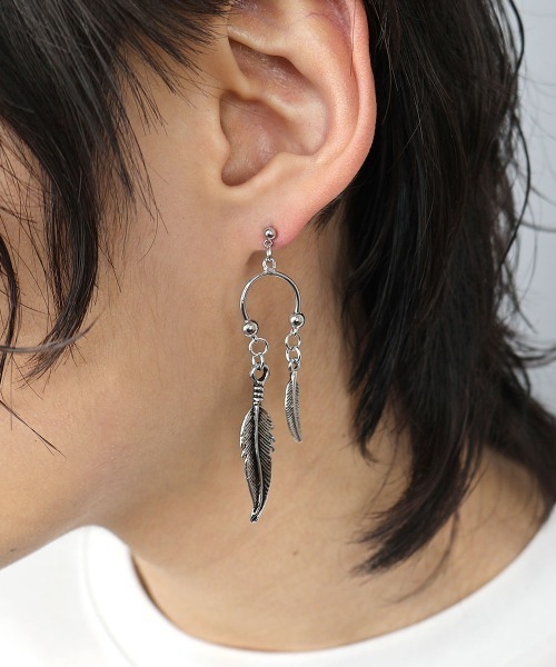 4INT.（フォイント）の「モチーフ ドロップピアス / ニッケルフリー(金属アレルギー対応)（ピアス（両耳用）・メンズ・B/A/C・FREE）」の22枚目の写真