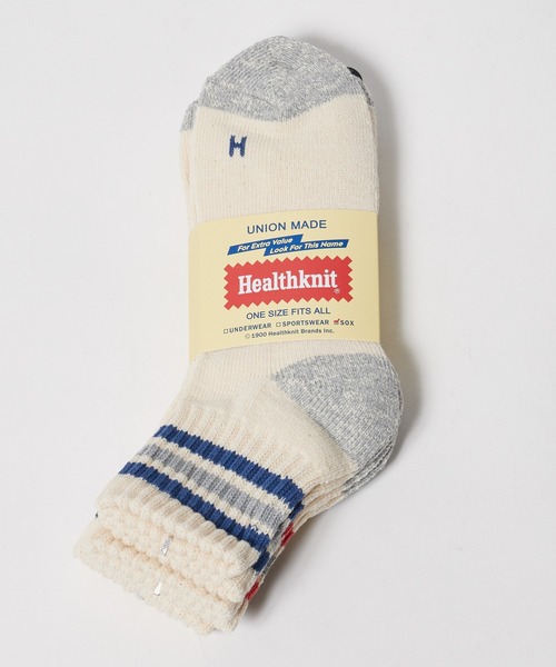 Healthknit(ヘルスニット)の「Healthknit/ヘルスニット シンカー無地 3本ライン シンカー2本ライン スラブ3本ライン 靴下 2026新作 再入荷(ソックス/靴下・メンズ・マルチ/ベージュ/ライトグレー/ホワイト・25-27CM)」の18枚目の写真