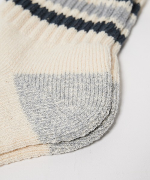 Healthknit(ヘルスニット)の「Healthknit/ヘルスニット シンカー無地 3本ライン シンカー2本ライン スラブ3本ライン 靴下 2026新作 再入荷(ソックス/靴下・メンズ・マルチ/ベージュ/ライトグレー/ホワイト・25-27CM)」の10枚目の写真