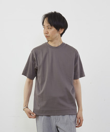 マーセライズドスムースクルーネックTシャツ