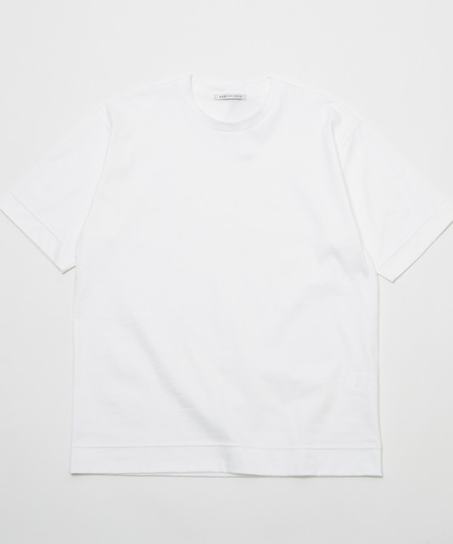 MEN'S MELROSE（メンズメルローズ）の「マーセライズドスムースクルーネックTシャツ（Tシャツ/カットソー・メンズ・ネイビー/キャメル/グレー/ホワイト・3/4/2）」の13枚目の写真