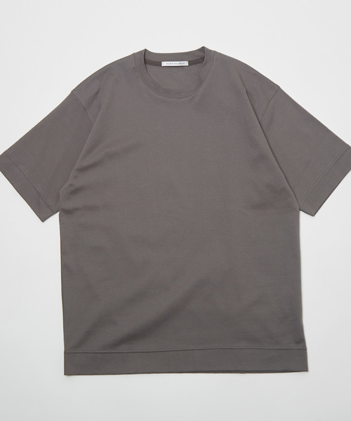 MEN'S MELROSE（メンズメルローズ）の「マーセライズドスムースクルーネックTシャツ（Tシャツ/カットソー・メンズ・ネイビー/キャメル/グレー/ホワイト・3/4/2）」の17枚目の写真