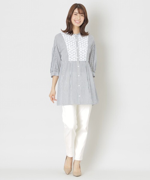 【セール】【SANYO PANTS LAB.】デニムストレッチパンツ（デニムパンツ）｜TO BE CHIC（トゥー ビー シック）