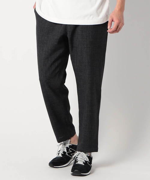 Grand PARK（グランドパーク）の「リネンライクポリエステルテーパードイージーパンツ（その他パンツ・メンズ・カーキ/オフホワイト/グレー/チャコールグレー/ネイビー・MEDIUM/LARGE/X-LARGE）」の2枚目の写真