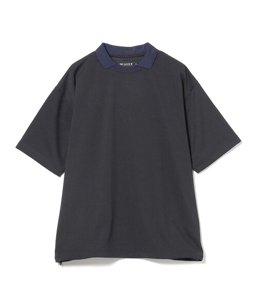 BEAMS T（ビームスティー）の「BEAMS T / POLO TEE（ポロシャツ・メンズ・ブラック/ネイビー・S/M/L/XL）」の5枚目の写真