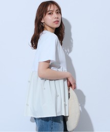 【manami】美品♡マイストラーダ♡ドッキングパールＴ♡Mystrada Mystrada（マイストラーダ）の「ドッキングパールTシャツ（T
