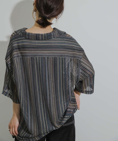 SENSE OF PLACE by URBAN RESEARCH(センスオブプレイスバイアーバンリサーチ)の「『ユニセックス』『洗濯可』アソートレースオープンカラーシャツ(5分袖)(シャツ/ブラウス・メンズ・その他4/その他6/その他1/その他3/その他2/その他5/その他8/その他7・SMALL/MEDIUM/LARGE)」の16枚目の写真