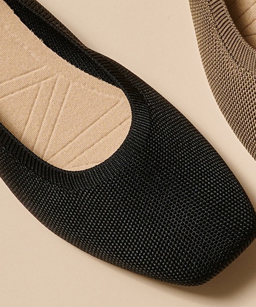 RANAN（ラナン）の「[ウォッシャブル]ニットパンプス（パンプス・レディース・ブラウン系その他/ベージュ系/ホワイト系その他/ブラック系1/ブラウン系その他2/ベージュ系1/ホワイト系その他2/ブラック系・L/M）」の4枚目の写真