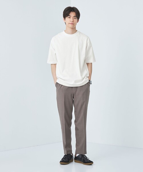 green label relaxing（グリーンレーベルリラクシング）の「SUVIN クルーネック Tシャツ（Tシャツ/カットソー・メンズ・ライトブルー/ブラック/イエロー/ホワイト・M/S/XL/L）」の15枚目の写真