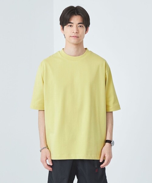 green label relaxing（グリーンレーベルリラクシング）の「SUVIN クルーネック Tシャツ（Tシャツ/カットソー・メンズ・ライトブルー/ブラック/イエロー/ホワイト・M/S/XL/L）」の18枚目の写真