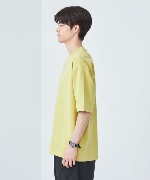 green label relaxing（グリーンレーベルリラクシング）の「SUVIN クルーネック Tシャツ（Tシャツ/カットソー・メンズ・ライトブルー/ブラック/イエロー/ホワイト・M/S/XL/L）」の19枚目の写真