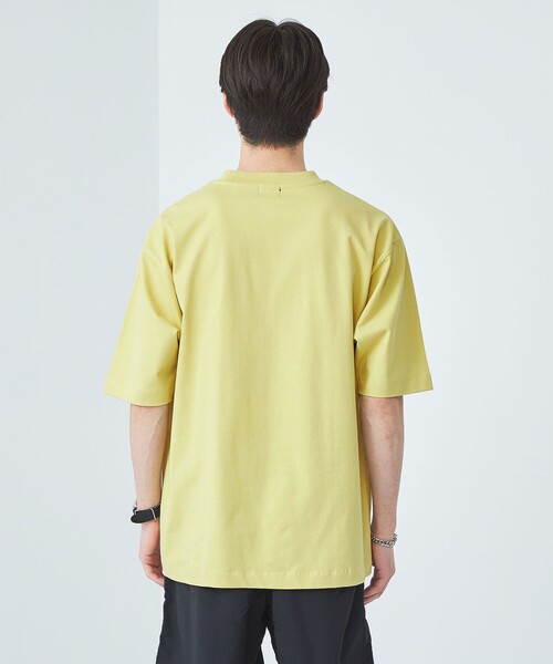 green label relaxing（グリーンレーベルリラクシング）の「SUVIN クルーネック Tシャツ（Tシャツ/カットソー・メンズ・ライトブルー/ブラック/イエロー/ホワイト・M/S/XL/L）」の5枚目の写真