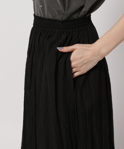 niko and...(ニコアンド)の「クリンクル切り替えスカート(スカート・レディース・ピンク/ブルー/ブラック/アイボリー・FREE)」の18枚目の写真