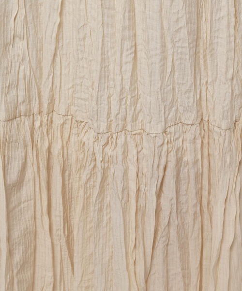 niko and...(ニコアンド)の「クリンクル切り替えスカート(スカート・レディース・ピンク/ブルー/ブラック/アイボリー・FREE)」の13枚目の写真