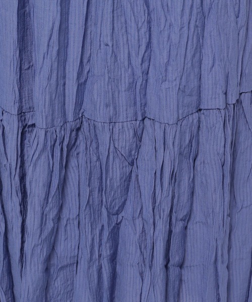 niko and...(ニコアンド)の「クリンクル切り替えスカート(スカート・レディース・ピンク/ブルー/ブラック/アイボリー・FREE)」の12枚目の写真