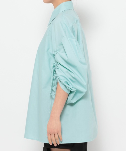 HARE（ハレ）の「2WAYオフショルダーシャツ(HARE)（シャツ/ブラウス・レディース・ブラック/ブルー/ライトブルー・FREE）」の14枚目の写真