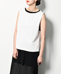 CITYSHOP | LAYERED TANK TOP：カットソー(Tシャツ/カットソー)