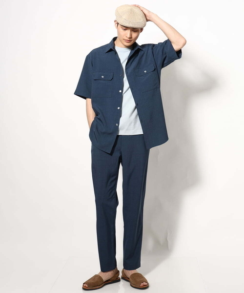 a.v.v（アーヴェヴェ）の「【接触冷感/ユニセックス】自転車刺繍Tシャツ（Tシャツ/カットソー・メンズ・ライトグレー/ダークインディゴブルー/ホワイト・46/44/48/50）」の9枚目の写真