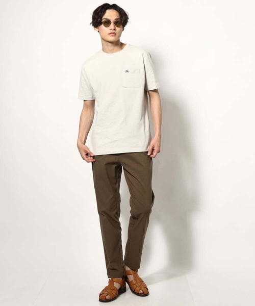 a.v.v（アーヴェヴェ）の「【接触冷感/ユニセックス】自転車刺繍Tシャツ（Tシャツ/カットソー・メンズ・ライトグレー/ダークインディゴブルー/ホワイト・46/44/48/50）」の10枚目の写真