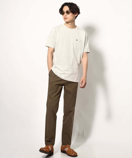 a.v.v（アーヴェヴェ）の「【接触冷感/ユニセックス】自転車刺繍Tシャツ（Tシャツ/カットソー・メンズ・ライトグレー/ダークインディゴブルー/ホワイト・46/44/48/50）」の11枚目の写真