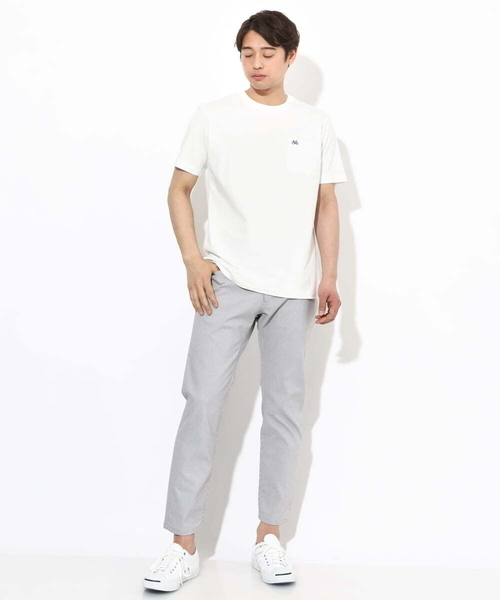 a.v.v（アーヴェヴェ）の「【接触冷感/ユニセックス】自転車刺繍Tシャツ（Tシャツ/カットソー・メンズ・ライトグレー/ダークインディゴブルー/ホワイト・46/44/48/50）」の13枚目の写真