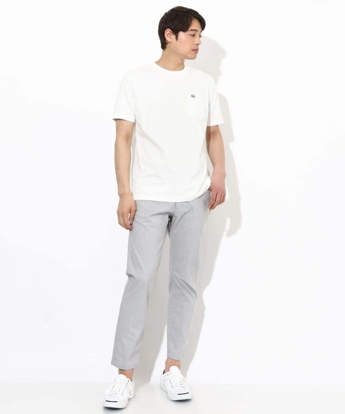 a.v.v（アーヴェヴェ）の「【接触冷感/ユニセックス】自転車刺繍Tシャツ（Tシャツ/カットソー・メンズ・ライトグレー/ダークインディゴブルー/ホワイト・46/44/48/50）」の14枚目の写真