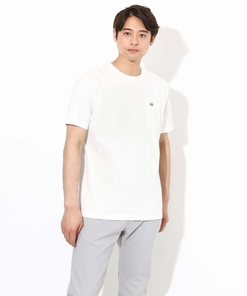 a.v.v（アーヴェヴェ）の「【接触冷感/ユニセックス】自転車刺繍Tシャツ（Tシャツ/カットソー・メンズ・ライトグレー/ダークインディゴブルー/ホワイト・46/44/48/50）」の16枚目の写真