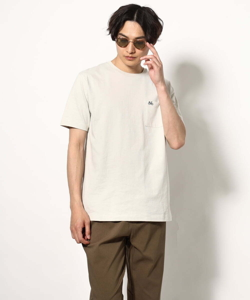 a.v.v（アーヴェヴェ）の「【接触冷感/ユニセックス】自転車刺繍Tシャツ（Tシャツ/カットソー・メンズ・ライトグレー/ダークインディゴブルー/ホワイト・46/44/48/50）」の20枚目の写真