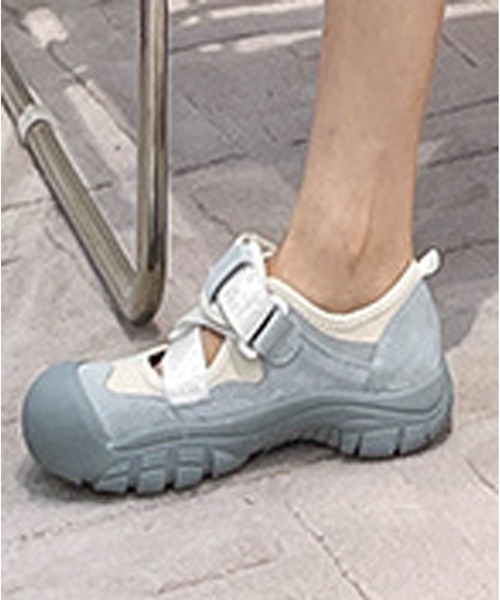 MEMECLE(メメクル)の「【 MEMECLE / メメクル 】ベルクロスニーカー サンダル(スニーカー・レディース・ピンク/ブルー・40/38/36)」の7枚目の写真