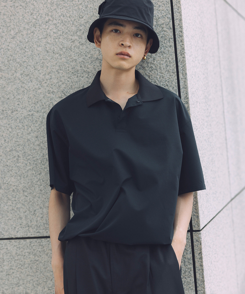 JOURNAL STANDARD(ジャーナルスタンダード)の「COOL DOTS / クールドッツ スピンドル ポロシャツ(ポロシャツ・メンズ・オリーブ/ブラック/オートミール・MEDIUM/SMALL/LARGE)」の1枚目の写真