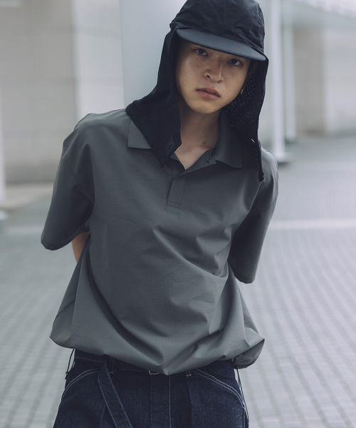 JOURNAL STANDARD(ジャーナルスタンダード)の「COOL DOTS / クールドッツ スピンドル ポロシャツ(ポロシャツ・メンズ・オリーブ/ブラック/オートミール・MEDIUM/SMALL/LARGE)」の4枚目の写真