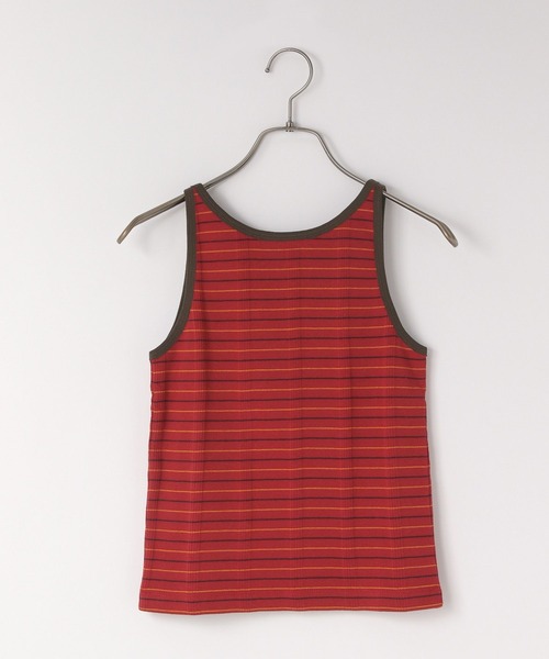 LOWRYS FARM（ローリーズファーム）の「マルチボーダータンク　110311（タンクトップ・レディース・ネイビー/ベージュ/レッド・FREE）」の3枚目の写真