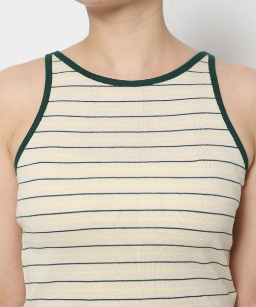 LOWRYS FARM（ローリーズファーム）の「マルチボーダータンク　110311（タンクトップ・レディース・ネイビー/ベージュ/レッド・FREE）」の8枚目の写真