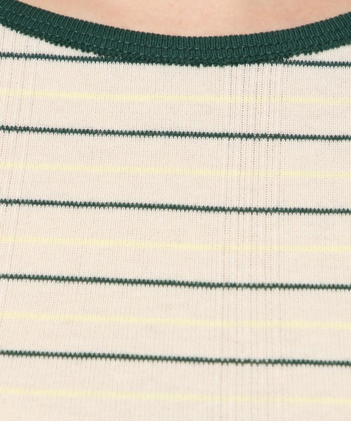 LOWRYS FARM（ローリーズファーム）の「マルチボーダータンク　110311（タンクトップ・レディース・ネイビー/ベージュ/レッド・FREE）」の11枚目の写真