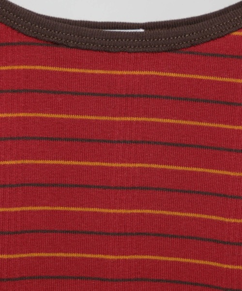 LOWRYS FARM（ローリーズファーム）の「マルチボーダータンク　110311（タンクトップ・レディース・ネイビー/ベージュ/レッド・FREE）」の12枚目の写真