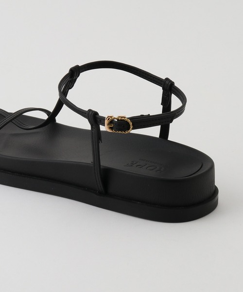 ROPE'(ロペ)の「Alison Sandal(アリソン サンダル)【メディア掲載】(サンダル・レディース・ブラック・36/36.5/37/37.5)」の4枚目の写真