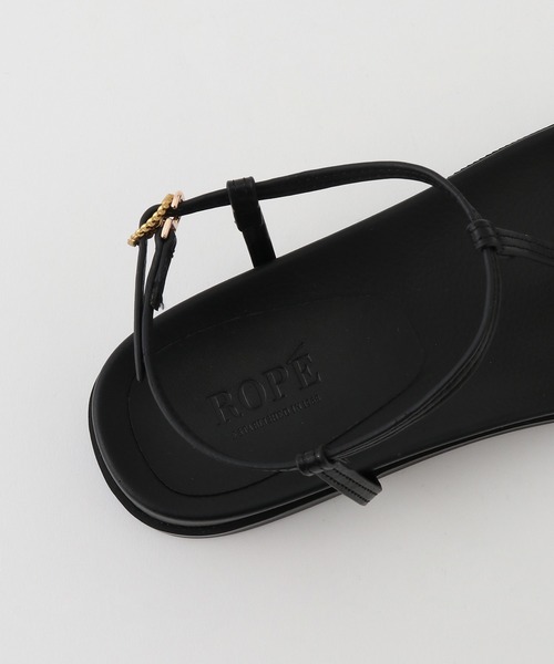 ROPE'(ロペ)の「Alison Sandal(アリソン サンダル)【メディア掲載】(サンダル・レディース・ブラック・36/36.5/37/37.5)」の2枚目の写真
