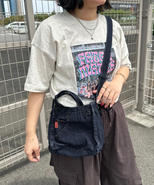 kutir（クティール）の「デニムハンドバッグ（ハンドバッグ・レディース・ライトインディゴブルー/インディゴブルー・FREE）」の2枚目の写真