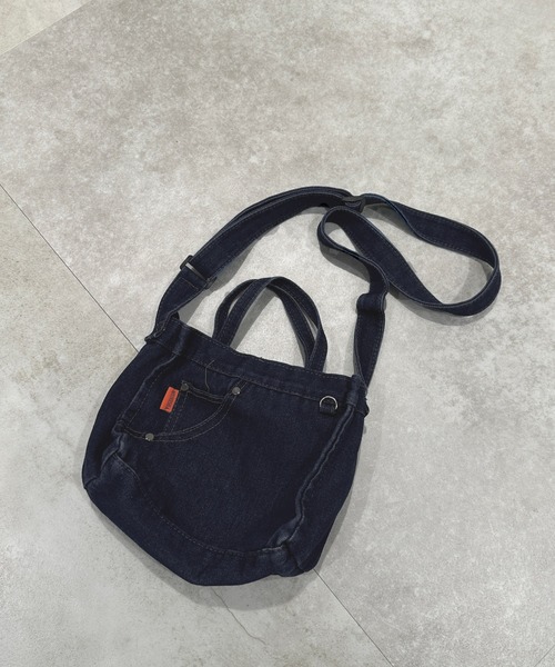kutir（クティール）の「デニムハンドバッグ（ハンドバッグ・レディース・ライトインディゴブルー/インディゴブルー・FREE）」の7枚目の写真